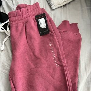 Pink SPYDER sweats